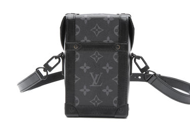 LOUIS VUITTON Black Monogram Eclipse Vertical Trunk Wearable Wallet