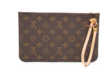 LOUIS VUITTON Monogram Wristlet (New)