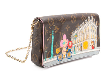 LOUIS VUITTON Felicie Pochette Monogram Vivienne Hollywood Crossbody