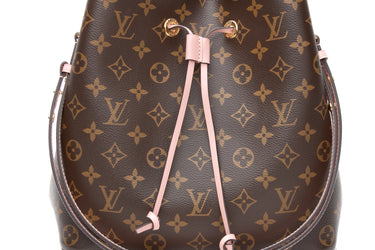 LOUIS VUITTON Monogram Neonoe MM Rose Poudre