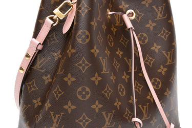 LOUIS VUITTON Monogram Neonoe MM Rose Poudre