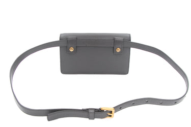 DIOR Gray Saddle Belt Pouch