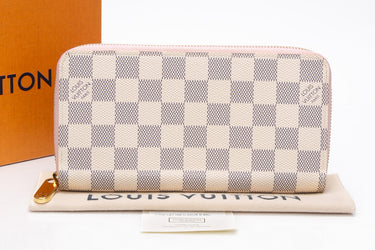 LOUIS VUITTON Damier Azur Zippy Wallet