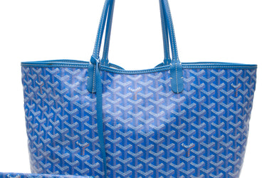 GOYARD Sky Blue Goyardine Saint Louis PM