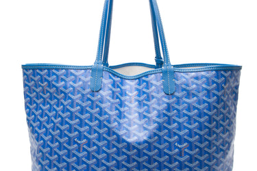 GOYARD Sky Blue Goyardine Saint Louis PM