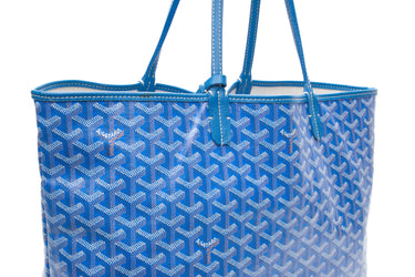 GOYARD Sky Blue Goyardine Saint Louis PM