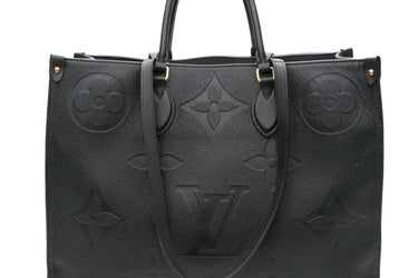 LOUIS VUITTON Black Empreinte OnTheGo GM