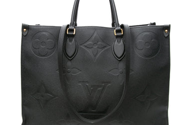 LOUIS VUITTON Black Empreinte OnTheGo GM