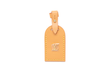 LOUIS VUITTON Vachetta Carryall Luggage Tag (New)