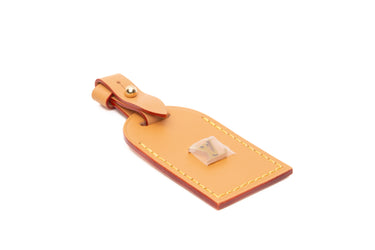 LOUIS VUITTON Vachetta Carryall Luggage Tag (New)