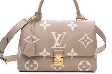 LOUIS VUITTON Bicolor Monogram Empreinte Leather Madeleine MM
