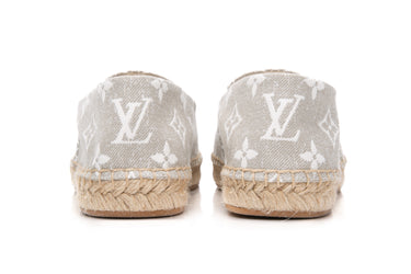 LOUIS VUITTON Monogram Denim Starboard Espadrille 40 (New)