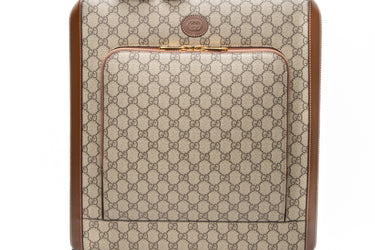 GUCCI GG Supreme Canvas Trolley Small Cabin Carry-on Luggage Suitcase