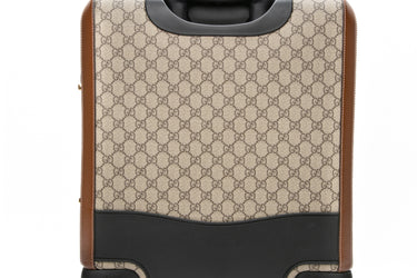 GUCCI GG Supreme Canvas Trolley Small Cabin Carry-on Luggage Suitcase