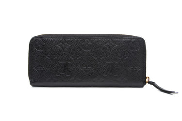 LOUIS VUITTON Clémence Empreinte Noir Wallet