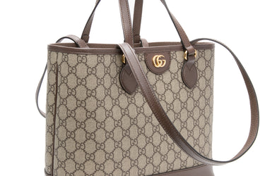 GUCCI Ophidia Supreme Canvas Small Tote Bag