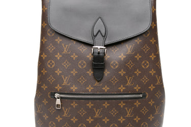 LOUIS VUITTON Monogram Macassar Palk Backpack