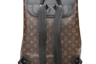 LOUIS VUITTON Monogram Macassar Palk Backpack