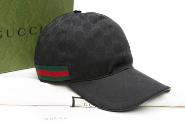 GUCCI GG Canvas Baseball Hat with Web