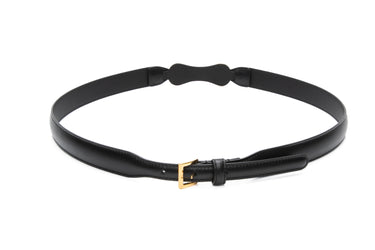 GUCCI Black Horsebit Leather Belt 90 36