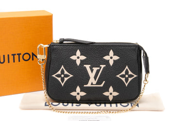 Louis Vuitton Mini Pochette Accessoires Bicolor Empreinte Leather