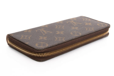 LOUIS VUITTON Monogram Canvas Rose Ballerine Clemence Wallet