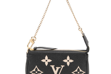 Louis Vuitton Mini Pochette Accessoires Bicolor Empreinte Leather