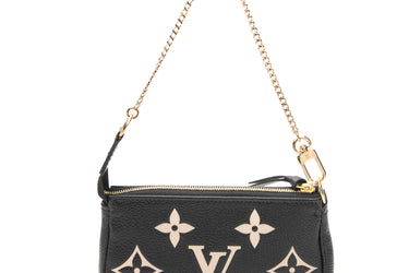 Louis Vuitton Mini Pochette Accessoires Bicolor Empreinte Leather