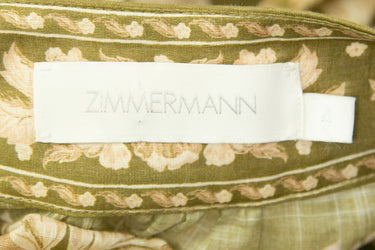 ZIMMERMANN Anneke Floral Wrap Mini Dress Size 4