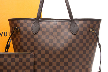 LOUIS VUITTON Damier Ebene Neverfull MM