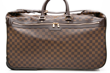 LOUIS VUITTON Damier Ebene Eole 60 Rolling Duffle Travel Bag
