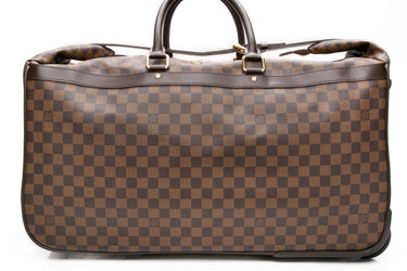 LOUIS VUITTON Damier Ebene Eole 60 Rolling Duffle Travel Bag