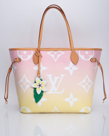 pink and yellow louis vuitton bag