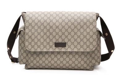 GUCCI GG Supreme Plus Coated Canvas Diaper Bag