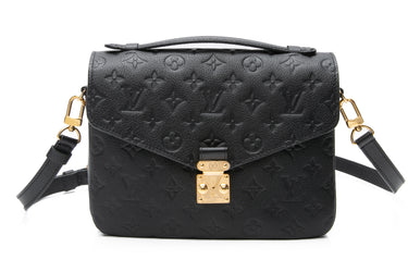 LOUIS VUITTON Black Empreinte Pochette Metis Crossbody Bag