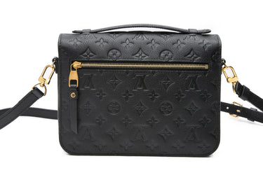 LOUIS VUITTON Black Empreinte Pochette Metis Crossbody Bag