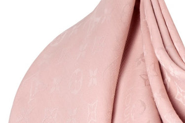 LOUIS VUITTON Monogram Velvet Rose Shine Shawl (New)