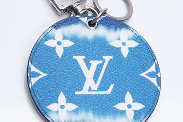 LOUIS VUITTON Monogram Escale Bag Charm Key Holder Blue