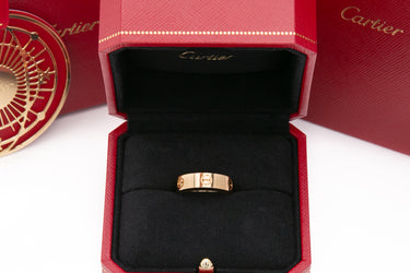 CARTIER 18K Yellow Gold Love Ring 57 US 8