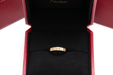 CARTIER 18K Yellow Gold Thin Love Ring 51 US 5.75