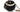 CHANEL Black Goatskin Quilted Chic Pearls Chain Round Clutch with Chain