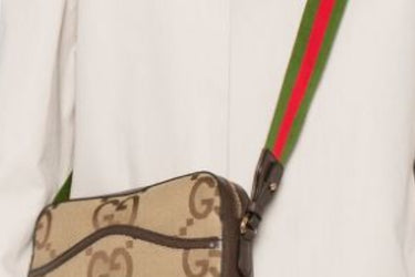 GUCCI GG Jumbo Messenger Crossbody Bag