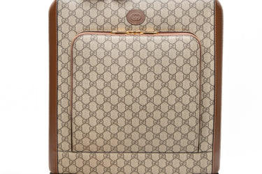 GUCCI GG Supreme Canvas Trolley Small Cabin Carry-on Luggage Suitcase