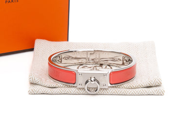 HERMES Coral Clic Anneau Bracelet PM