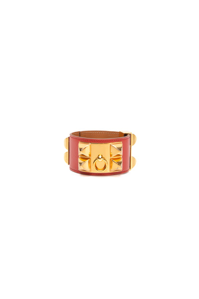 HERMES Red Coral Colier De Chien CDC Bracelet – Luxury Labels
