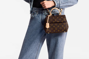 LOUIS VUITTON Monogram Beige Cluny Mini Crossbody Bag