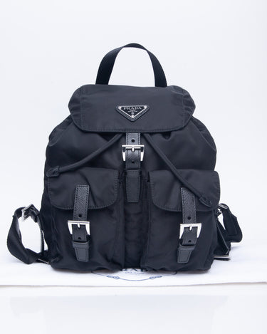 Prada large outlet nylon backpack