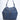 CHANEL Blue Deerskin Chevron Medium Chain Bucket Bag