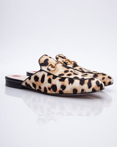 Louis Vuitton Laureate Leopard-Print Pony-Hair Platform Desert