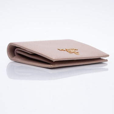 PRADA Powder Pink Small Saffiano Leather Wallet